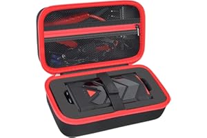 PAIYULE Case Compatible with NEXPOW T11F Portable Jump Starter, Jump Start Battery Pack Booster Carrying Bag, 12V Car Battery Jumper Starter Power Pack Storage Holder (Box Only)