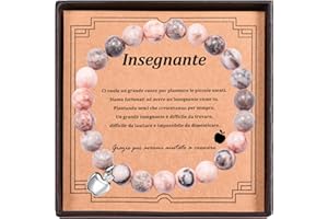 BOCHOI Bracciale Insegnanti Regali per gli Maestra della Scuola Bracciale Insegnanti Festa degli Insegnanti Regalo Maestra Fine Anno Premi di Fine Anno