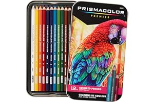 Sanford Prismacolor Premier Colored Pencils, Pack of 12, Multi-Colour