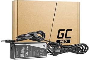 Green Cell 90W 19V 4.74A Laptop ładowarka zasilacz do Asus K50 K50C K50IJ K50IN K52 K52F K52J K53 K53S K70IJ X52 X52J X53S X53U X54 X54C X54H Toshiba Satellite A22 00 L7 55 kabel do ładowania wtyczki: