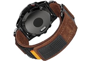 HEMSUT H Compatible With Garmin Watch Band, Super Rugged Nylon Sports Strap With Woven Loop Design, For fēnix/Forerunner/Vivoactive/Approach/MARQ/quatix/D2 Series Tough Replacement Band For Men