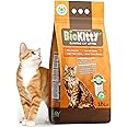 BioKitty Clumping Cat Litter, 10L Highly Absorbent Natural Bentonite Minerals Cat Litter, Long Lasting Odour Control, Maximum Hygiene with Strong Cat Litter Clumping (Aloe Vera, Pack of 1)