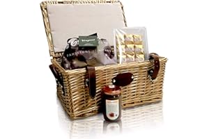 PASSERINI PASTICCERIA A MILANO DAL 1919 Cesta de Navidad Gourmet con Castañas: Panettone, Marron Glacé y Crema de Castañas con Vainilla