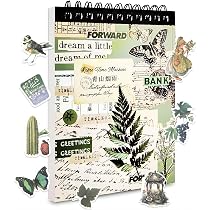 Pack Stickers Scrapbooking 1500+ Pièces - 50 Feuilles Autocollants Créatifs Pour Journal Bullet, DIY Et Déco Perso