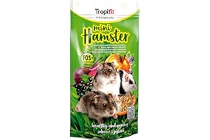 TROPIFIT Pokarm dla małych gatunków chomików i innych małych gatunków gryzoni - MINI HAMSTER 150g