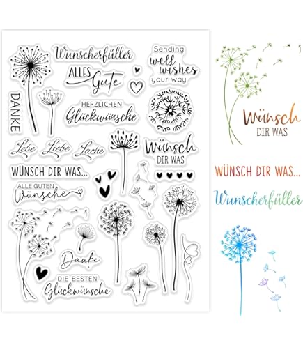 Karten-Kunst Stanzschablone „Wunscherfüller“ – Mit Outline, Für Alle Gängigen Stanzmaschinen