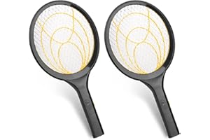[2-Pack] mafiti Elektrische Fliegenklatsche,Insektenvernichter mit Herausnehmbaren Batterien Insekten Mörder Frei von Giftstoffen und Gerüchen Ideal für Drinnen und Draußen
