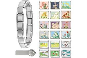 GREENYRE italian charm bracelet-9mm,italian charms,Italian Charm Armband Set, italian bracelet,Geschenk für frauen mama,fashion trend