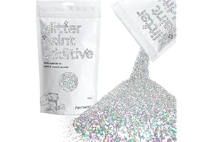 HEMWAY Pintura con purpurina para paredes emulsión aditiva holográfica plateada látex acrílico destellos pintura fina para interiores 100 g/3,5 oz