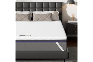‎BEDSTORY BedStory Topper 180x200cm, 7,5cm Höhe H3&H2 Gel Memory Foam Topper, Öko-TEX Zertifiziert Gelschaum Matratzentopper, Atmungsaktiver Matratzen Topper für Boxspringbett, Hypoallerger Bezug waschbar