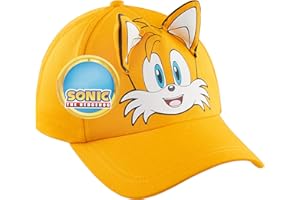Sonic The Hedgehog Cap for Boys Peaked Baseball Cap Sun Hat Knuckles Shadow Sports Holiday Essentials Gamer Gifts for Boys