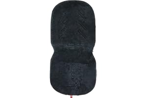 Kaiser Naturfelle 66003 - Vello d'agnello per passeggino, forma universale, 35 x 80 cm, colore: Antracite