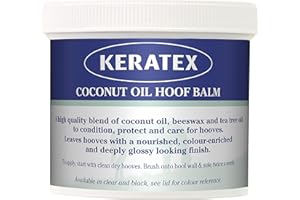 Keratex Signature Coconut Oil Hoof Balm - Black x 400 Gm - Black - Clear, Unisex,KCOHB BL