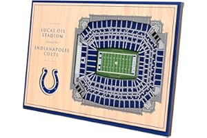 YouTheFan NFL Kansas City Chiefs 12" x 8" 3D Arrowhead Stadium View Display