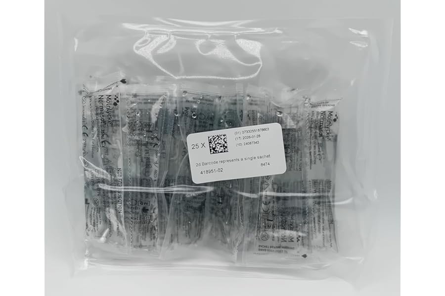 Normasol Sterile Topical Irrigation Solution - Pack of 25 | Sterile Saline for Wound Cleansing and Irrigation