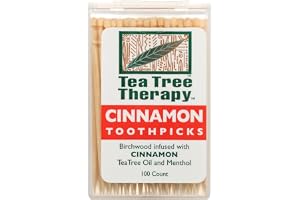 Tea Tree-terapi tandpetare, kanel, 100 stycken