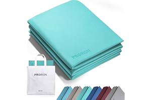 PROIRON Esterilla de Yoga Plegable,NOT PVC!, Mat de TPE Antideslizante 6MM de Grosor Fácil de Doblar para Fitness Ejercicio Pilates Deportes, Viajes, con bolsa almacenamiento
