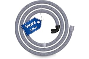 VIOKS Tubo de desagüe de repuesto para AEG 14000357101/9 para lavavajillas Zanker Electrolux Privileg