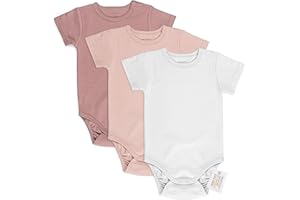 LALOONA BABY BEDDING LaLoona Body Kurzarm 3er Pack - Set Baby Kurzarmbodys aus Baumwolle, ÖkoTex Standard 100 geprüft