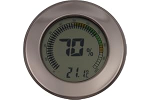 GERMANUS Higrómetro Calibrable para Puros Humidor, digital - Ronda II