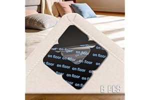 Rug Grippers for Laminate Floor, banpa Petal-shaped Anti Slip Rug Underlay Stickers, Reusable & Washable Carpet Stickers for Rugs for Wooden, Marble Floors (Pack of 8)