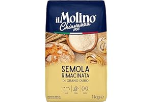 il Molino Chiavazza Semola Rimacinata 1kg | Premium Italian Semolina Flour for Pizza, Breads & Fresh Pasta