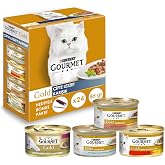 Gourmet Gold &Ccedil;ifte Lezzet Karışık Kedi Yaş Maması 24x85 gr
