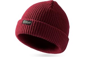 Augcomre Czapki męskie/damskie zimowe ciepłe czapki czarne czapki outdoorowe dziergane miękkie sportowe czapki narciarskie casualowa dzianina kapelusz polar