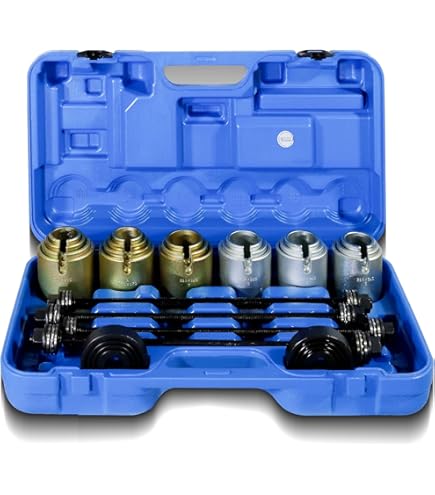 Strumento Rimozione Cuscinetto Sterzo Moto | Universale | Per Diametri 2,86-6,67 Cm | Metallico - Foto 3