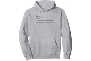 BOSS GIFT IDEA WORK COLLEAGUES JOB PROFESSION WORK Boss Definición Sustantivo Departamento Jefe Ejecutivo Trabajo Sudadera con Capucha