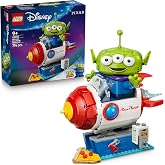 LEGO|Disney Pixar Alien with Pizza Planet Rocket Ride - Spaceship Toy w/Alien Figure for Kids' Bedroom Decor - Gift for 9+ Ye