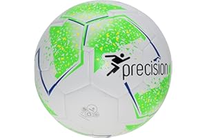 Precision Fusion Sala Futsal Ball Unisex-Adult, White/Fluo Green/Fluo Yellow/Blue, 4