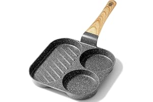 GiPP 3-håls Omelettpanna, Non-Stick Granitbeläggning