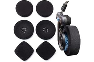 Voarmaks 3 pary piankowych poduszek na uszy zestawy kompatybilne ze słuchawkami Koss Portapro Porta Pro Porta Pro Ksc75 Ksc35 (luksusowe czarne zestawy/zestawy)