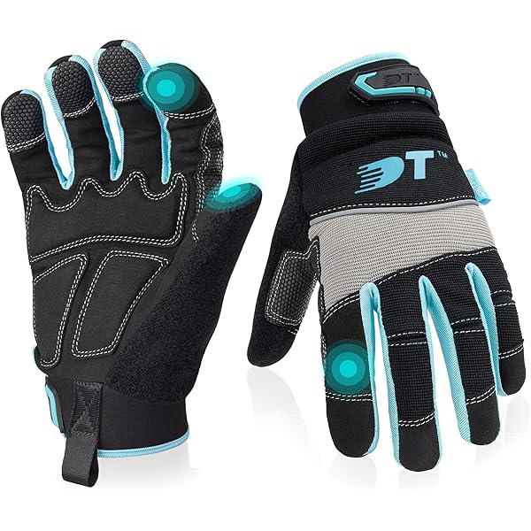 DEX FIT Guanti Invernali Da Meccanico MG310 - Impermeabili, Termici, Touchscreen - Taglia 7 (S) - 1 Paio Nero - 3
