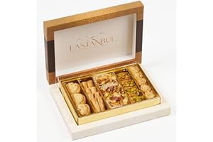 Eastanbul Baklava 250g Baklava Pastry Pistachio Gift Box Middle East Sweets Premium Gourmet Desserts Rich Pastry with Pistachios and Cashew Dulces Arabian Arabic