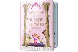 Book of Personalised Nursery Rhymes and Modern Poems for Baby and Child - Birthday, Baptism Gift