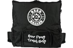 BEERBALLER BEEERBALLER® Beer Pong Table Bag -La Borsa per Il Trasporto del Vostro Tavolo da Beer Pong! | Zaino o Borsa a Tracolla | Scomparto refrigerante Integrato | Tasche per Bicchieri e Palline da Beer Pong
