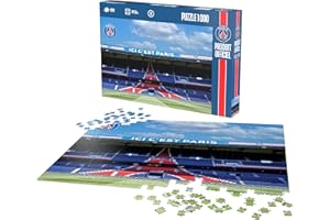 Megableu – Puzzle 1000 Pièces PSG Paris Saint-Germain - Puzzle Licence Officiel Club - Supporters Football Enfants & Adultes dès 14 Ans - Idée Cadeau Fans de Foot et du PSG - Format 70x50 cm
