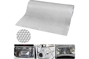 Anttyscar 50x400cm ABM Alubutyl Matte Dämmmatte Selbstklebend Anti Dröhn Fahrzeugdämmung 2mm, Schalldämmung für Kfz, Lärmschutz Butylkautschuk 1 Stück