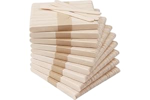 ‎HANDI STITCH Handi Stitch 1000er Pack Holzstäbchen zum Basteln - 1000x Holz Holzspatel - 11 x 1 cm Holzstäbe zum Basteln - 1000er Set Holz - 1000 Stiele zum Basteln