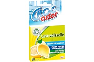 Croc'Odor – Désodorisant pour Lave Vaisselle (20g) – Neutralisateur d'Odeurs – Spécial Zones Alimentaires