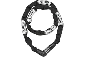 ABUS Serratura a catena Steel-O-Chain 5805C - serratura a combinazione in catena d'acciaio spessa 5 mm - livello di sicurezza 4
