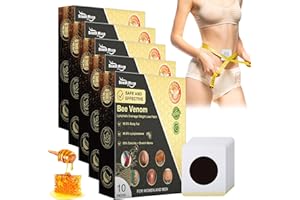 JADYON 50 Patchs Amincissants au Venin D'Abeille, Patch Minceur Venin Abeille, Patch de Drainage Lymphatique, Patch Amincissant au Venin D'Abeille Mettant en éVidence Les Courbes du Corps, FaçOnnant Le.