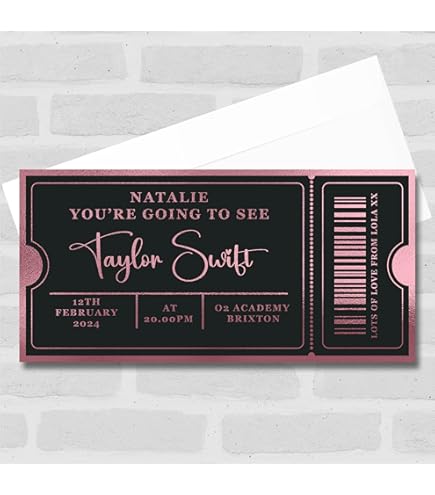 Carte à Gratter Concert Personnalisable - Cassette Vintage