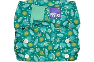 Bambino Mio, Miosolo Classic All-in-One Reusable Nappy, Eco Chemical Free Nappy (Hummingbird, One Size)