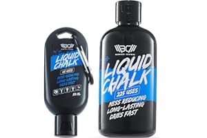 WARM BODY COLD MIND Premium Magnesite Liquida 50ml/250ml - Liquid Chalk, Magnesio Liquido per Arrampicata Gesso Palestra, Gym Calisthenics Powerlifting Bodybuilding Sollevamento Pesi - Anti - Sudore