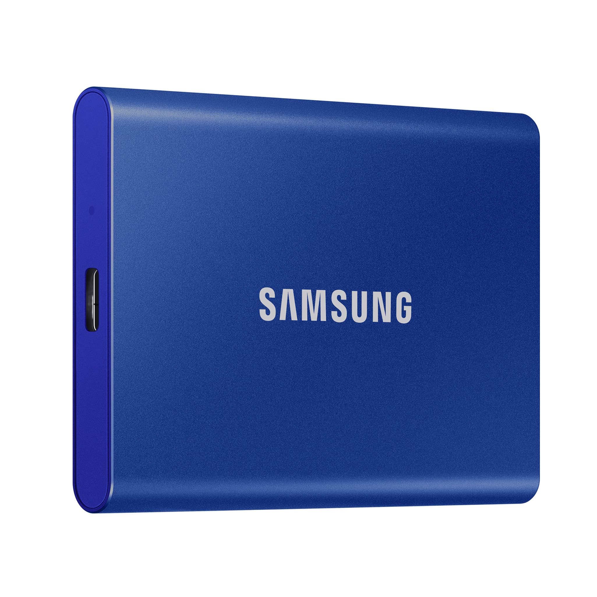 Samsung T7 2TB Up to 1,050MB/s USB 3.2 Gen 2 (10Gbps, Type-C) External Solid State Drive (Portable SSD) Blue (MU-PC2T0H)