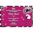 10 Personalised Photo Shoot Party Invitations N109 : Amazon.co.uk: Toys ...