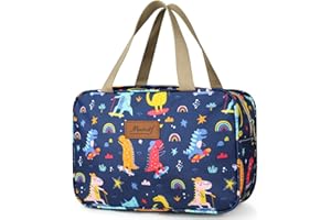 wordmouk Neceser de Viaje para Cosméticos Portátil Grande Neceser Maquillaje Organizador, Bolsa de Aseo, Bolsa de Cosmeticos Almacenamiento Impermeable, Estuche Maletin Maquillaje para Mujer Niña